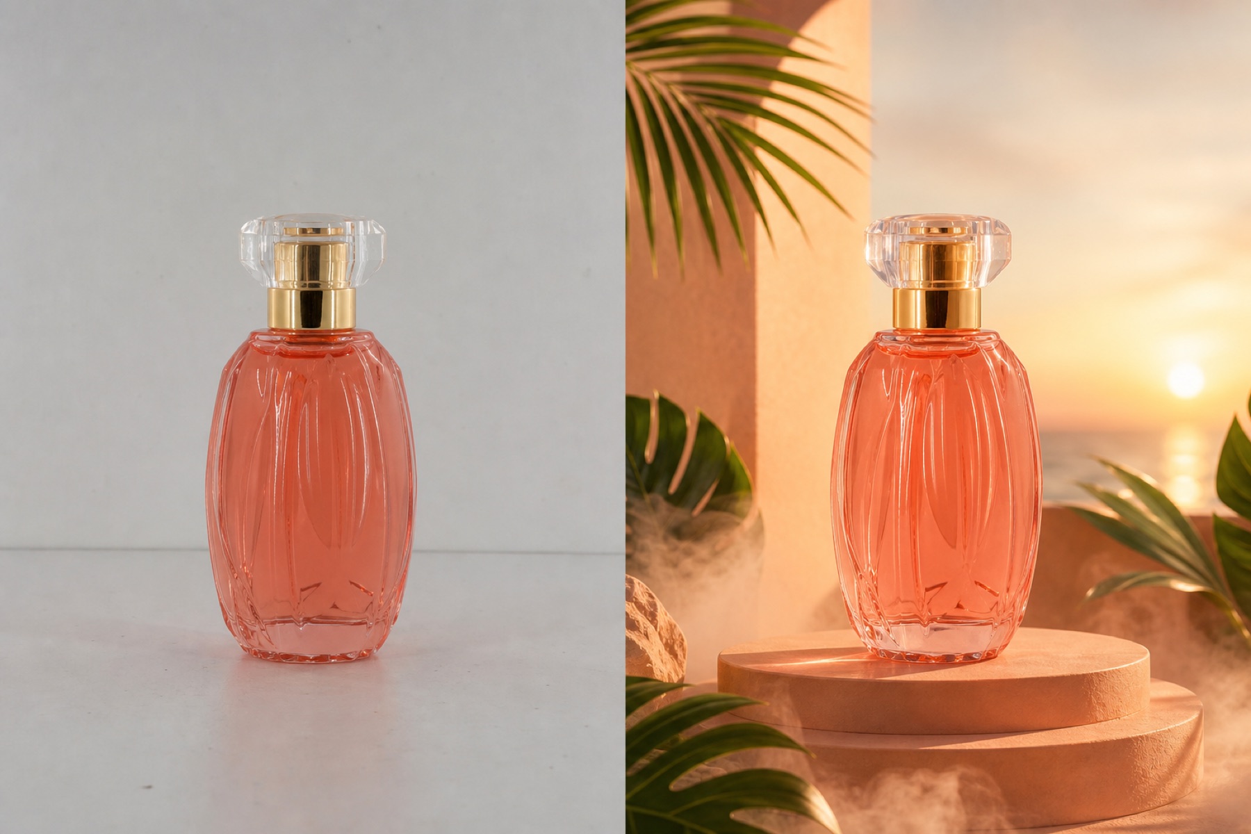A product image transformed into a polished visual