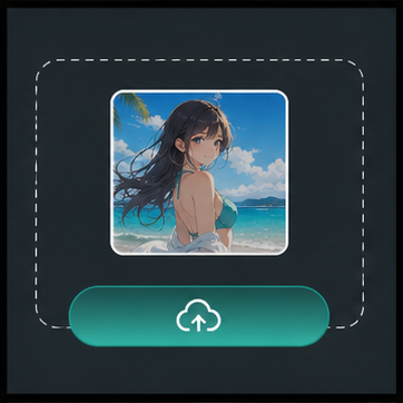 Upload an anime image to SugarCube