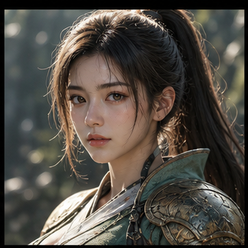 3D anime character after conversion