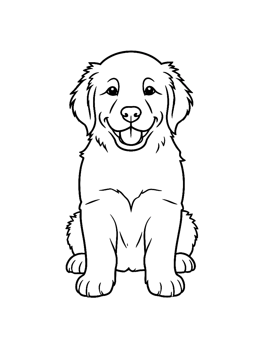 Puppy · Coloring artwork