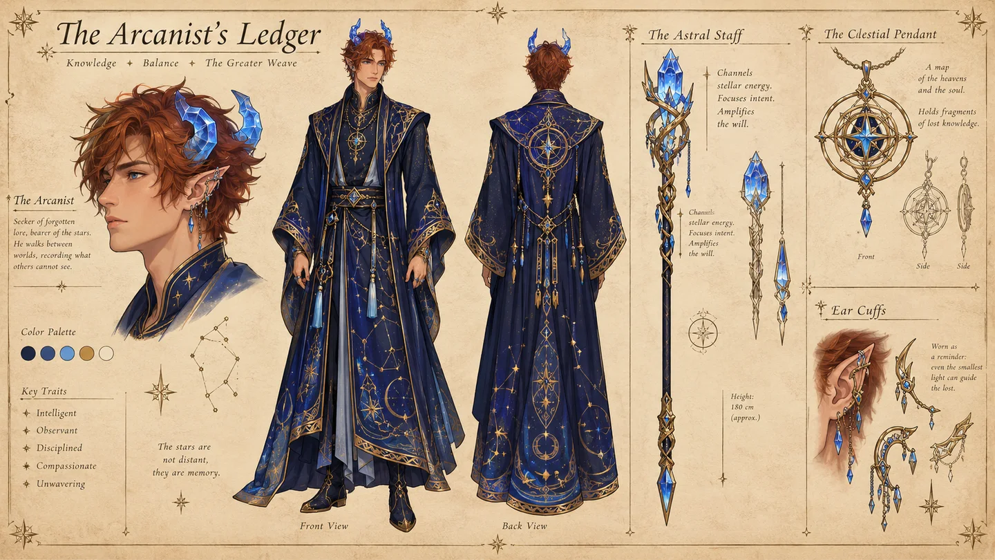 Creative example: Character Sheets