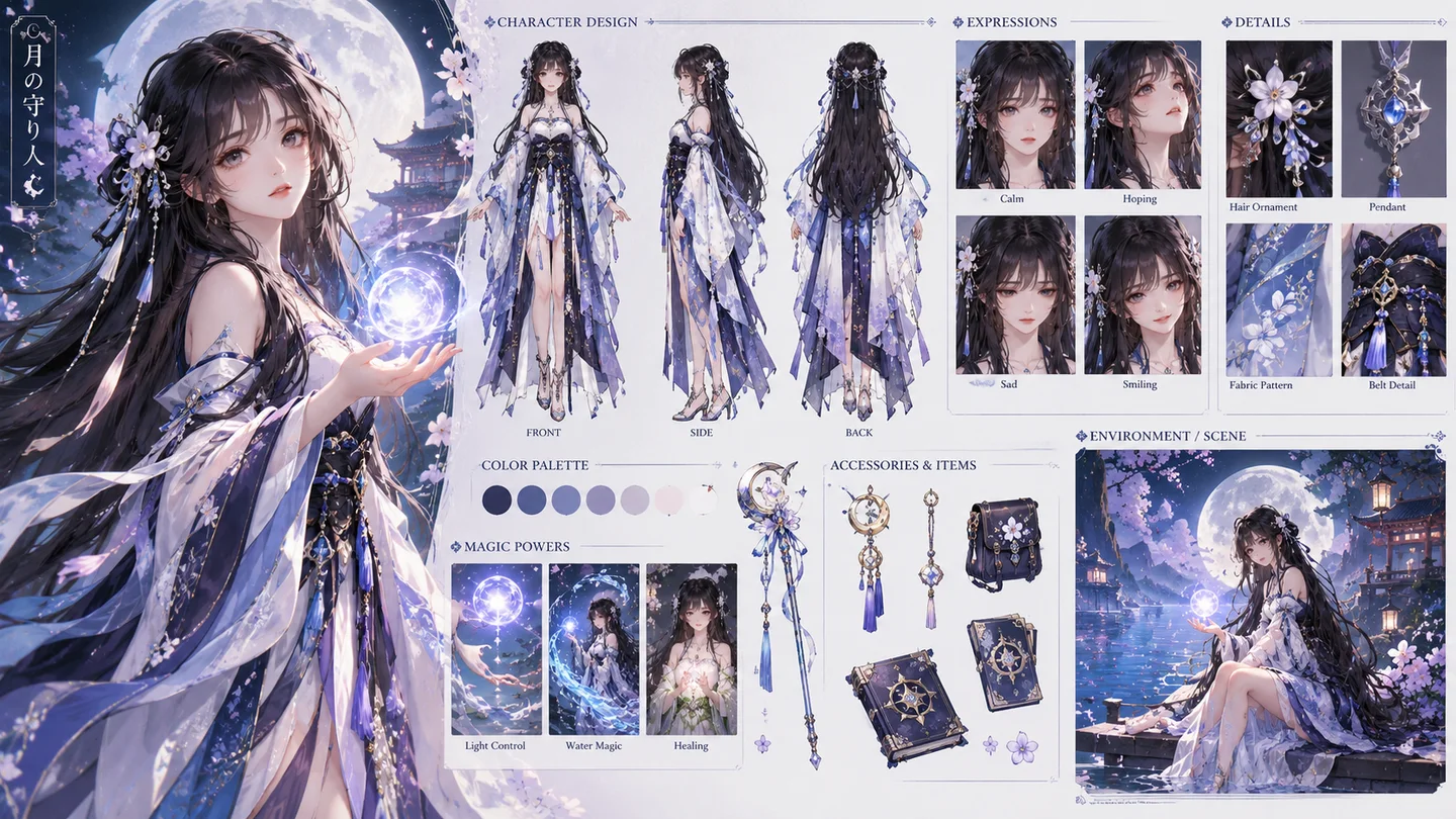 Creative example: A game character role