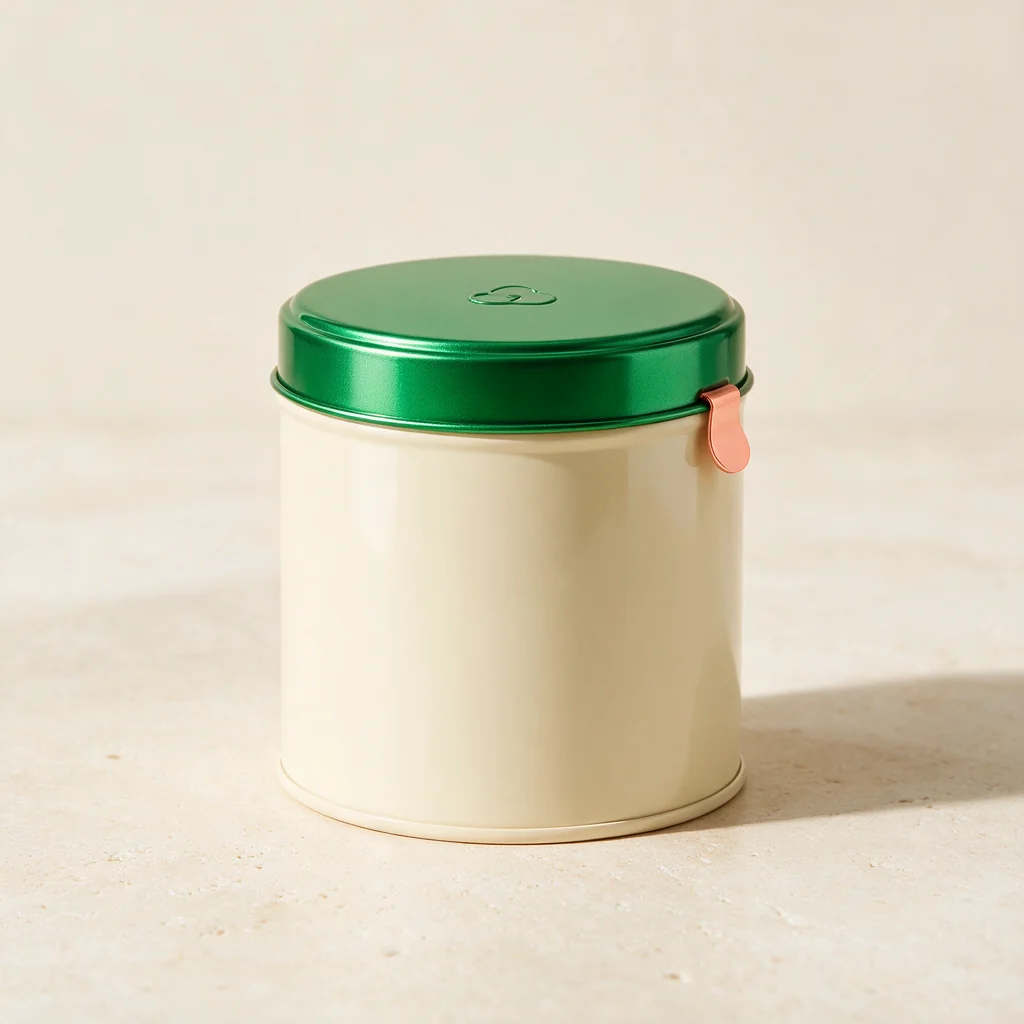 Original Cloud Tea tin source packshot with a simple cloud emblem
