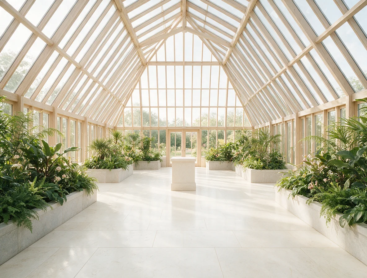 Airy conservatory composition reference